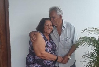 José Ribamar Lopes tem 82 anos e Rosa Silveira Lopes tem 84 anos e são casados 63 anos (Foto: Divulgação)
