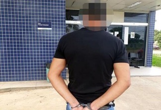 Após a prisão ele foi levado para fazer exame de integridade física no Instituto Médico Legal (IML) e posteriormente entregue no Sistema Prisional (Foto: Polícia Civil)