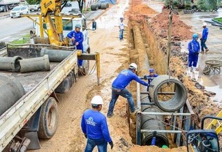 A construção de mais de 155 quilômetros de drenagem em 40 bairros (Foto: Ighor Martins/Semuc/PMBV)