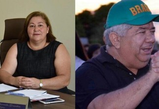 Dona Nega e Gute Brasil são candidatos do PL às prefeituras de Mucajaí e Normandia, respectivamente - Foto: Arquivo Pessoal