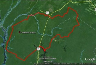 São 121 quilômetros de construções que irão passar dentro da Terra Indígena Waimiri-Atroari (Imagem: Divulgação)