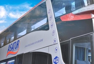 A nova frota de ônibus, batizados de Midnight, os ônibus Paradiso 1800 Double Deck G7 New são os maiores da categoria (Foto: Divulgação)