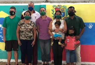Família foi selecionada pelo Serviço Jesuíta a Migrantes e Refugiados e pela AVSI Brasil (Foto: Divulgação)