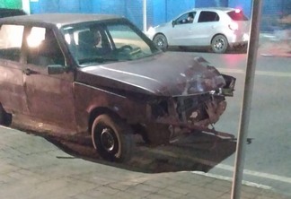 Veículo colidiu com empresário (Foto: Divulgação)