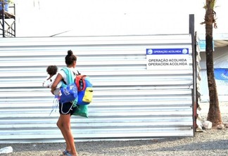 A Acolhida oferece assistência emergencial aos migrantes e refugiados que entram pela fronteira com Roraima (Foto: Arquivo FolhaBV)