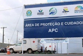 A Área de Proteção e Cuidados (APC) foi construída para atender a demanda da pandemia em Roraima - Foto: Nilzete Franco/FolhaBV