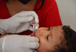 Em Boa Vista, a prefeitura continua vacinando as crianças de 1 a 4 anos de idade contra a poliomielite (Foto: Semuc/PMBV)