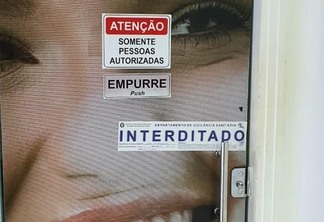 A clínica sofreu interdição pela Vigilância Sanitária Municipal até que todas as irregularidades sejam sanadas (Foto: Divulgação)