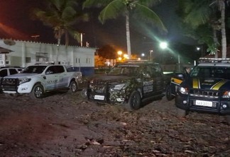 A operação contou com apoio da CIPA, e o Canil Setorial de Iracema, Força Tática e a PRF (Foto: Divulgação)