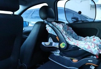 A cadeirinha é item fundamental para a segurança das crianças no trânsito (Foto: Nilzete Franco/FolhaBV)
