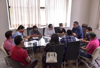 Artistas participaram de reunião com Governo (Foto: Neto Figueredo-SecomRR)