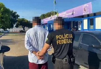 O acusado foi preso por policiais da Ficco (Foto: Reprodução)