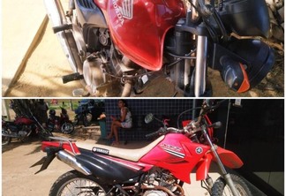 Motocicleta foi furtada no Vila Jardim já foi restituída aos proprietários; a XTZ, está na delegacia aguardando restituição (Foto: Aldenio Soares)