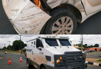 Após acordo, os veículos foram liberados ainda no local do acidente (Foto: Aldenio Soares)
