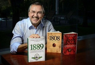 Laurentino Gomes, quatro vezes ganhador do Prêmio Jabuti de Literatura, estará sexta em Boa Vista