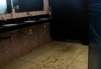Falta de limpeza nos banheiros é o principal problema (Foto: Priscilla Torres/Folha BV)