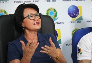 Presidente do Tribunal Regional Eleitoral, desembargadora Tânia Vasconcelos: “É importante levar a cola para que o eleitor não tenha dúvidas nem complicações” (Foto: Priscilla Torres/Folha BV)