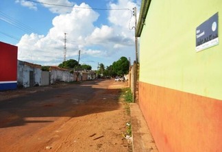 O crime aconteceu na rua Tucunaré, bairro Santa Tereza (Foto: Wenderson Cabral/Folha BV)