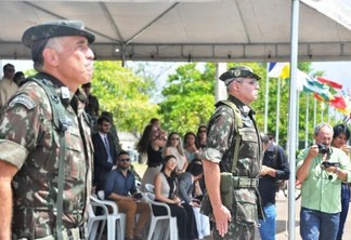 Posse ocorreu em solenidade oficial do Exército Brasileiro (Foto: Diane Sampaio/Folha BV)