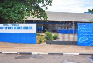 Escola Maria das Dores está localizada na avenida das Guianas (Foto: Wenderson Cabral/Folha BV)