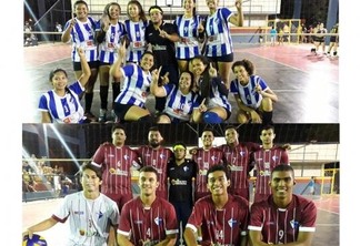 São Raimundo e 9 de Julho foram os grandes campeões do Estadual adulto 2018 (Foto: Bennison de Santana/Folha BV)
