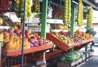 Alguns comerciantes afirmam que período de estiagem afeta somente a venda de alguns produtos e destacam que muitas frutas vêm de outros estados (Foto: Priscilla Torres/Folha BV)
