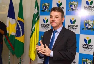 Anúncio do pagamento foi feito pelo próprio governador, Antonio Denarium, durante posse dos secretários, em 4 de janeiro (Foto: Nilzete Franco/Folha BV)