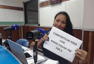 programa Bom Dia Roraima é apresentado pela radialista Mariangela Marinho (Foto: Minervaldo Lopes/Folha BV)