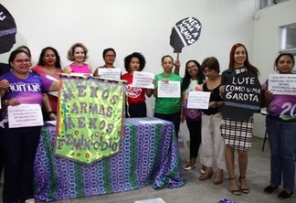 Coletivo se reuniu para debater sobre violência contra as mulheres e planejar ações (Foto: Priscilla Torres/Folha BV)