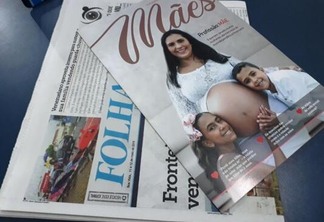 O suplemento especial de Dia das Mães da Folha BV pode ser conferido junto a edição impressa que já está nas bancas (Foto: Minervaldo Lopes/Folha BV)