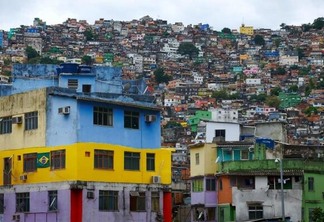 Favela da Rocinha, no Rio de Janeiro, é atrativo para turistas (Crédito: Divulgação)