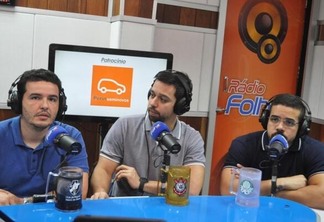 A apresentação do Folha Sports é de Diego Teixeira, Samuel Cirício e Ciro Coelho (Foto: Diane Sampaio/Folha BV)