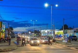A nova iluminação é mais econômica e eficiente, segundo informou a Prefeitura (Foto: Semuc PMBV)
