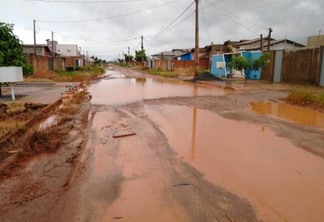 A falta de drenagem e pavimentação de ruas tem sido os maiores problemas dos moradores do Satélite City (Foto: Divulgação)