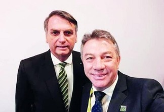 A visita de Antonio Denarium a Bolsonaro está confirmada para quarta-feira, 20