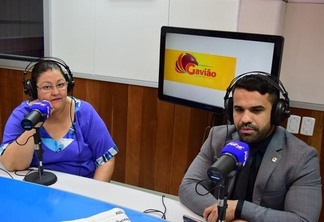 O deputado estadual Renan Filho e Denise Ronald são os entrevistados do Quem é Quem (Foto: Diane Sampaio/FolhaBV)