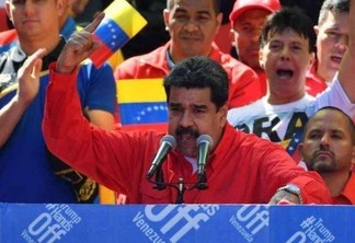 O presidente da Venezuela, Nicolás Maduro prometeu, em discurso "arrebentar os dentes" do presidente brasileiro, Jair Bolsonaro (Foto:Divulgação)