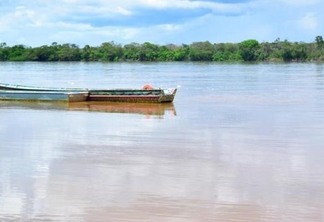 O corpo foi encontrado ás margens do rio Tacutu (Foto: Arquivo FolhaBV)