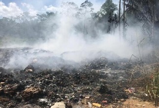 Segundo a denúncia, no local são descartados entulhos, restos de materiais orgânicos, lixo doméstico e até hospitalar (Foto: Divulgação)