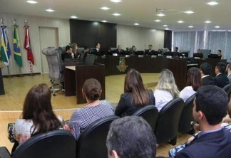 O local será a sala de Sessões do Pleno do TJRR (Tribunal de Justiça de Roraima), no Palácio da Justiça (Foto: Nucri/TJRR)