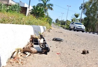 O acidente que vitimou uma criança de 11 anos ocorreu no sábado, 15, na avenida Getúlio Vargas (Foto: Diane Sampaio/FolhaBV)