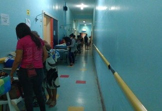 Pacientes estão internados nos corredores do Hospital Geral de Roraima (Foto: Divulgação)