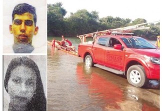 Jeferson Rafael morreu de traumatismo craniano e Neffer Garcia Marcano, por asfixia. Os corpos estavam no rio (Foto: Divulgação)