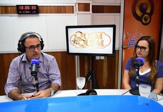 Douglas Maia e Adelma Figueiredo foram os entrevistados desta segunda (Foto: Diane Sampaio/FolhaBV)
