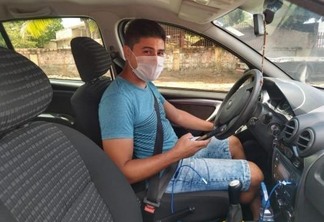 Wesley Almeida, de 25 anos, já adotou medidas para evitar o coronavírus (Foto: Diane Sampaio/FolhaBV)