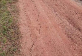 Relato é que tremor causou rachaduras em estradas de terra (Foto: Divulgação)