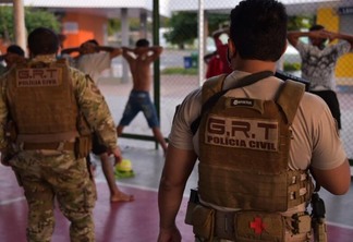 O reforço no policiamento foi realizado nos bairros São Vicente, 13 de setembro e Caimbé (Foto: Divulgação)