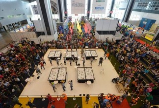 As equipes classificadas nessa fase garantem uma vaga para o Festival Sesi de Robótica, que será realizado entre 28 e 30 de maio (Foto: CNI/Divulgação)