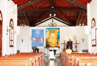 As missas terão início nesta quarta-feira (31) de modo presencial, porém poderão ser acompanhadas pelas redes sociais da Diocese de Roraima (Foto: Diane Sampaio/FolhaBV)