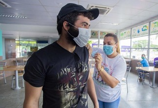A Polícia Militar de Roraima também está sendo vacinada nesta segunda-feira, 12 (Foto: Divulgação)